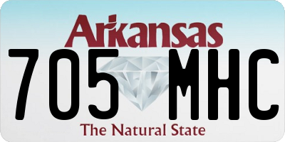 AR license plate 705MHC