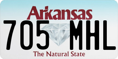 AR license plate 705MHL