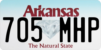 AR license plate 705MHP