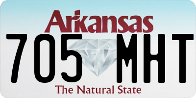 AR license plate 705MHT