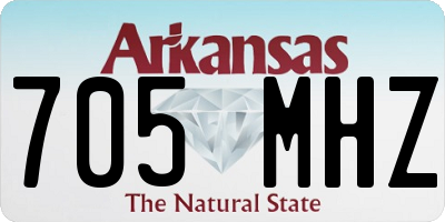 AR license plate 705MHZ