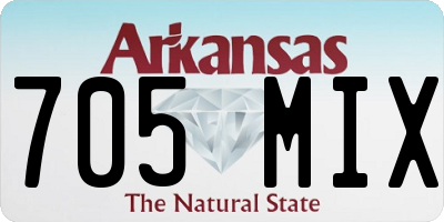 AR license plate 705MIX