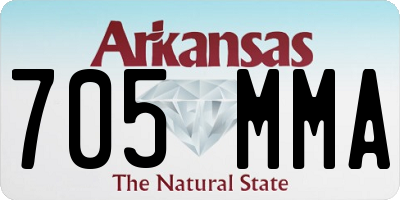 AR license plate 705MMA