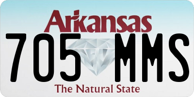 AR license plate 705MMS