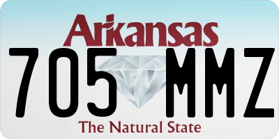 AR license plate 705MMZ