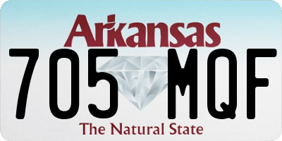 AR license plate 705MQF