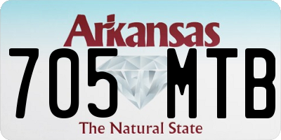 AR license plate 705MTB