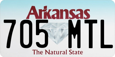 AR license plate 705MTL