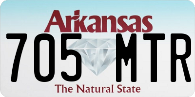 AR license plate 705MTR