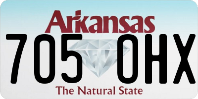AR license plate 705OHX
