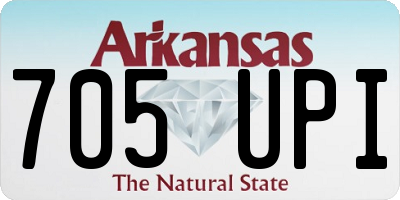 AR license plate 705UPI
