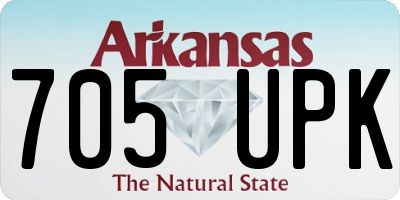 AR license plate 705UPK