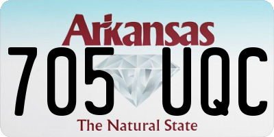 AR license plate 705UQC