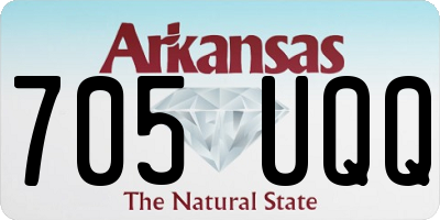 AR license plate 705UQQ