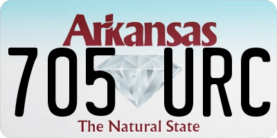 AR license plate 705URC