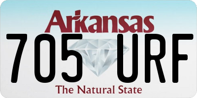 AR license plate 705URF