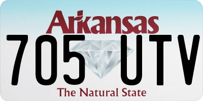 AR license plate 705UTV