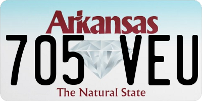 AR license plate 705VEU