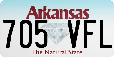 AR license plate 705VFL