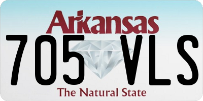 AR license plate 705VLS