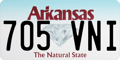AR license plate 705VNI
