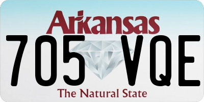 AR license plate 705VQE