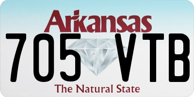AR license plate 705VTB