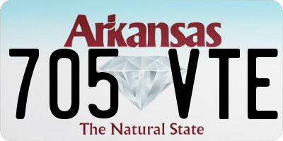 AR license plate 705VTE