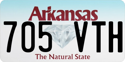 AR license plate 705VTH
