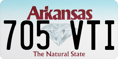 AR license plate 705VTI