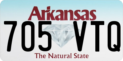 AR license plate 705VTQ