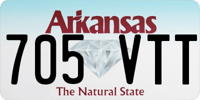 AR license plate 705VTT