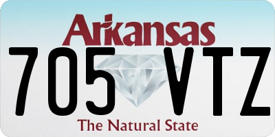 AR license plate 705VTZ