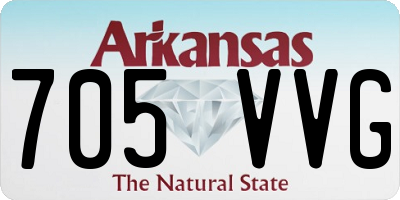 AR license plate 705VVG