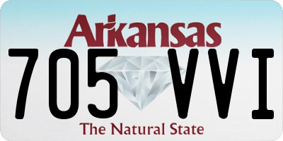 AR license plate 705VVI
