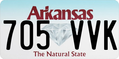 AR license plate 705VVK