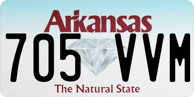 AR license plate 705VVM