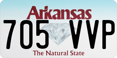 AR license plate 705VVP