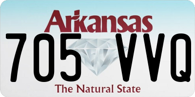 AR license plate 705VVQ