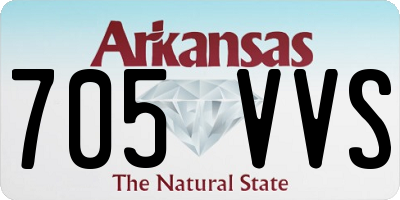 AR license plate 705VVS