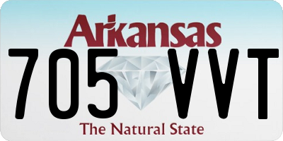 AR license plate 705VVT