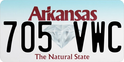 AR license plate 705VWC