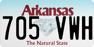 AR license plate 705VWH