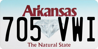 AR license plate 705VWI