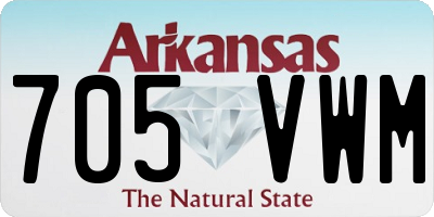 AR license plate 705VWM