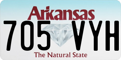 AR license plate 705VYH