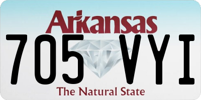 AR license plate 705VYI