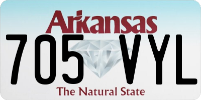 AR license plate 705VYL