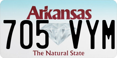 AR license plate 705VYM