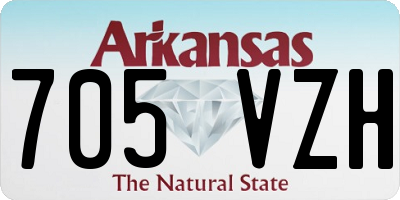 AR license plate 705VZH